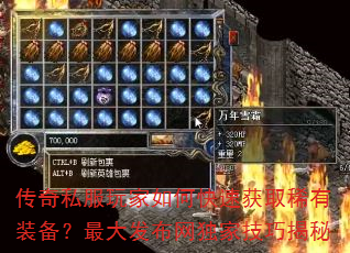 ����˽�������ο��ٻ�ȡϡ��װ������󷢲������Ҽ��ɽ���