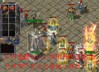 如何免费秒玩小传奇并快速提升战力?新手必看技巧解析 如何免费秒玩小传奇并快速提升战力?新手必看技巧解析