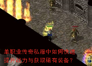 单职业传奇私服中如何快速提升战力与获取稀有装备? 单职业传奇私服中如何快速提升战力与获取稀有装备?