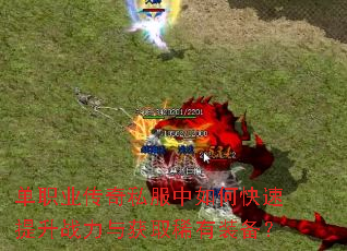 单职业传奇私服中如何快速提升战力与获取稀有装备? 单职业传奇私服中如何快速提升战力与获取稀有装备?