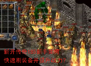 新开传奇185新手如何快速刷装备并提升战力? 新开传奇185新手如何快速刷装备并提升战力?