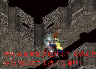 ����װ����ο��ٻ�ȡ����Чˢ��·����BOSS��ɱ��������Щ��