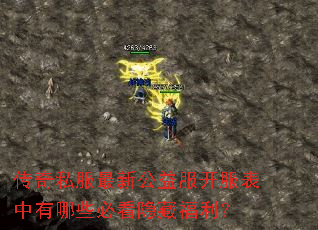 传奇私服最新公益服开服表中有哪些必看隐藏福利? 传奇私服最新公益服开服表中有哪些必看隐藏福利?