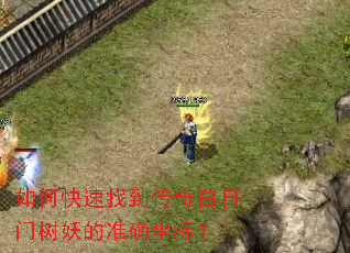 如何快速找到传奇白日门树妖的准确坐标? 如何快速找到传奇白日门树妖的准确坐标?