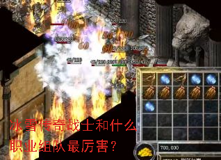 冰雪传奇战士和什么职业组队最厉害? 冰雪传奇战士和什么职业组队最厉害?