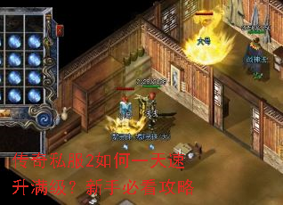 传奇私服2如何一天速升满级?新手必看攻略 传奇私服2如何一天速升满级?新手必看攻略