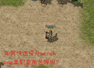 如何快速提升menghong单职业角色等级? 如何快速提升menghong单职业角色等级?