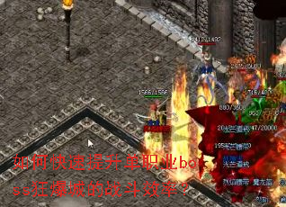 ��ο���������ְҵboss�񱬳ǵ�ս��Ч�ʣ�