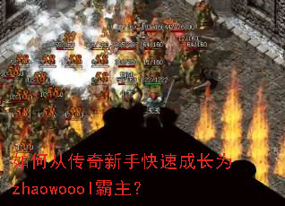 如何从传奇新手快速成长为zhaowoool霸主? 如何从传奇新手快速成长为zhaowoool霸主?