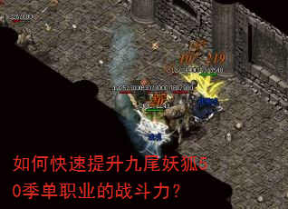 如何快速提升九尾妖狐50季单职业的战斗力? 如何快速提升九尾妖狐50季单职业的战斗力?