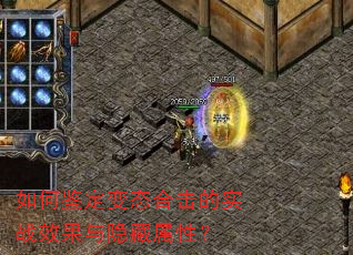 如何鉴定变态合击的实战效果与隐藏属性? 如何鉴定变态合击的实战效果与隐藏属性?