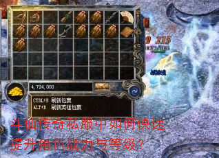 斗仙传奇私服中如何快速提升角色战力与等级? 斗仙传奇私服中如何快速提升角色战力与等级?