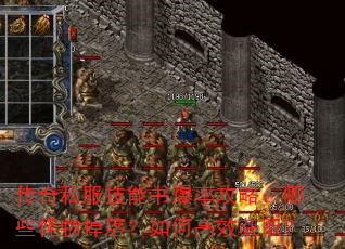 传奇私服技能书爆率攻略:哪些怪物掉落?如何高效获取? 传奇私服技能书爆率攻略:哪些怪物掉落?如何高效获取?