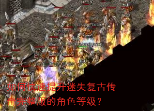 如何快速提升迷失复古传奇完整版的角色等级? 如何快速提升迷失复古传奇完整版的角色等级?