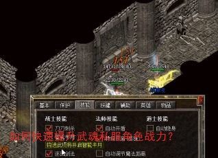 如何快速提升武魂私服角色战力? 如何快速提升武魂私服角色战力?