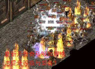 最新开传奇私服如何快速提升等级与装备? 最新开传奇私服如何快速提升等级与装备?