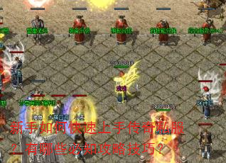 新手如何快速上手传奇私服?有哪些必知攻略技巧? 新手如何快速上手传奇私服?有哪些必知攻略技巧?