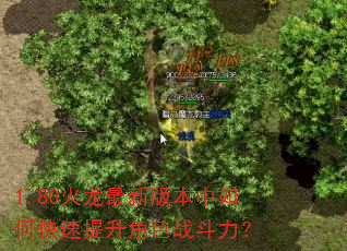 1.80火龙最新版本中如何快速提升角色战斗力? 1.80火龙最新版本中如何快速提升角色战斗力?