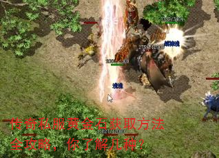 传奇私服黄金石获取方法全攻略,你了解几种? 传奇私服黄金石获取方法全攻略,你了解几种?